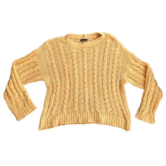 American Eagle Outfitters Sweaters - American Eagle Soft Knit Long Sleeve Mustard Yellow Sweater Large
